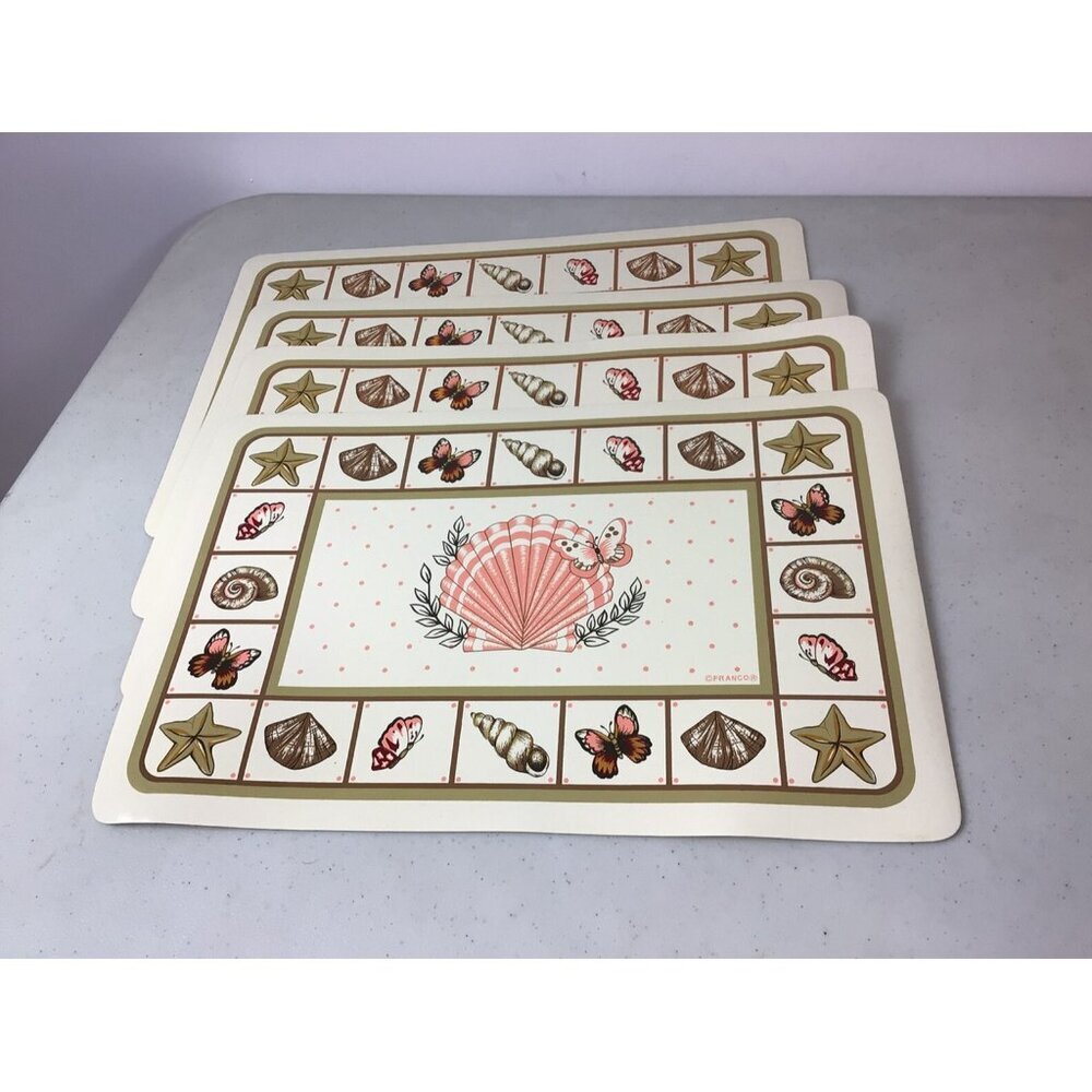 Franco Vintage Placemats Set of 4 Excellent